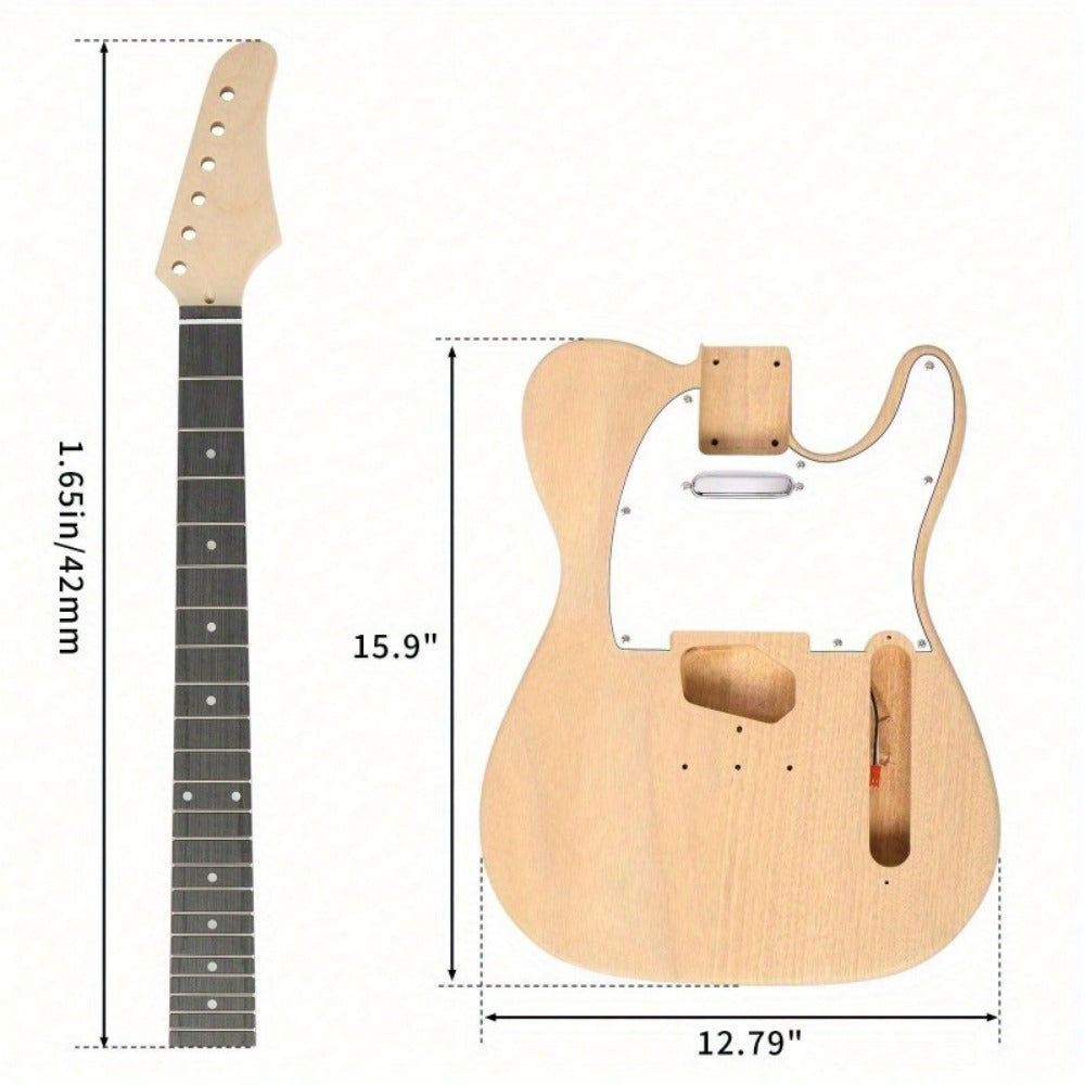 Guitar Replacement Part, DIY, Mahogany, Body for Guitar Repair detail image - detail view 9