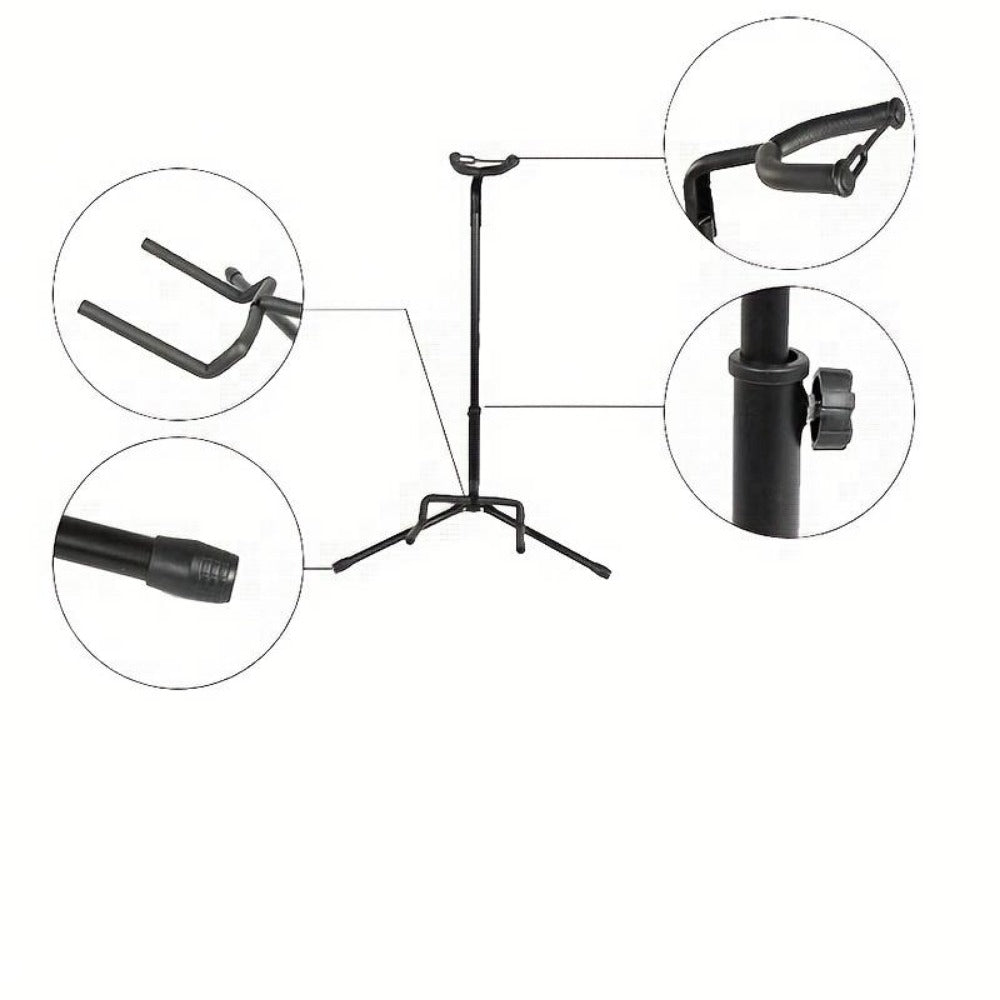 Guitar Stand, Adjustable, Removable, Ergonomic for Holding And Displaying Guitars detail image - detail view 5