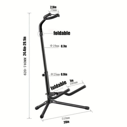 Guitar Stand, Adjustable, Removable, Ergonomic for Holding And Displaying Guitars detail image - detail view 8