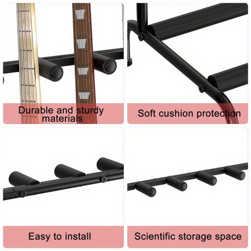 Guitar Stand, Holds, Guitars, Sturdy for Holding And Displaying Guitars detail image - detail view 13