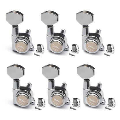 Guitar Tuning Peg Set shown in the Chrome 6 Right option