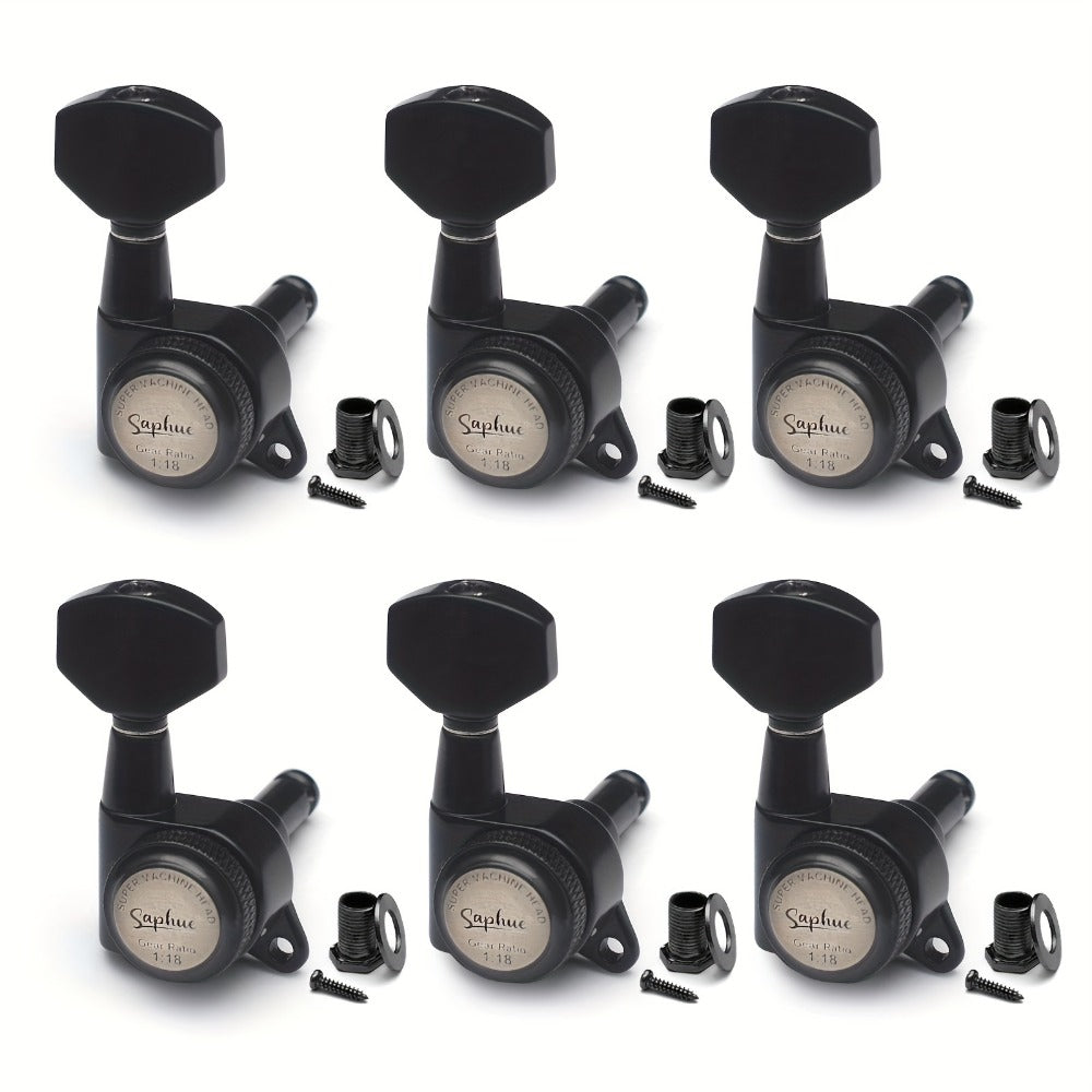 Guitar Tuning Peg Set, 6pcs, 6 pcs, SAPHUE, Premium for Replacing Guitar Tuning Hardware detail image - detail view 3