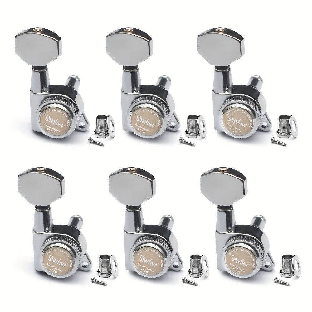 Guitar Tuning Peg Set, 6pcs, 6 pcs, SAPHUE, Premium for Replacing Guitar Tuning Hardware detail image - detail view 5