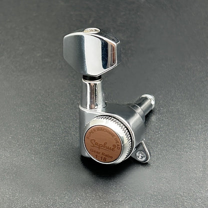 Guitar Tuning Peg Set, Silvery 3 Right, 6pcs, SAPHUE, Locking for Replacing Guitar Tuning detail image