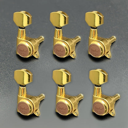 Guitar Tuning Peg Set, Silvery 3 Right, 6pcs, SAPHUE, Locking for Replacing Guitar Tuning detail image - detail view 7