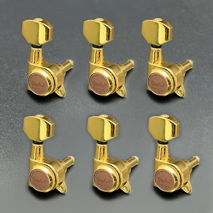 Guitar Tuning Peg Set shown in the Golden 6 Right option