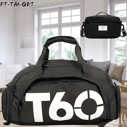 Gym Duffel Bag – 2 Piece, Nylon, Lightweight, Large Capacity – detail view 14