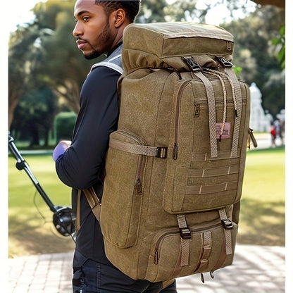 Gym Duffel Bag – 90L, Canvas, Large Capacity – detail view 6