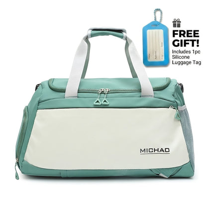 Gym Duffel Bag – Convertible, for Travel – front view - product view 11