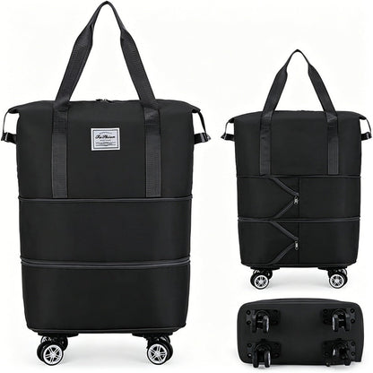 Gym Duffel Bag – Expandable, Spinner Wheels, for Travel – detail view 5