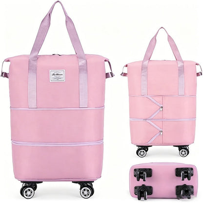 Gym Duffel Bag – Expandable, Spinner Wheels, for Travel – detail view 7
