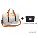 Gray travel bag + small black pouch