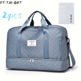 2pcs Light Blue