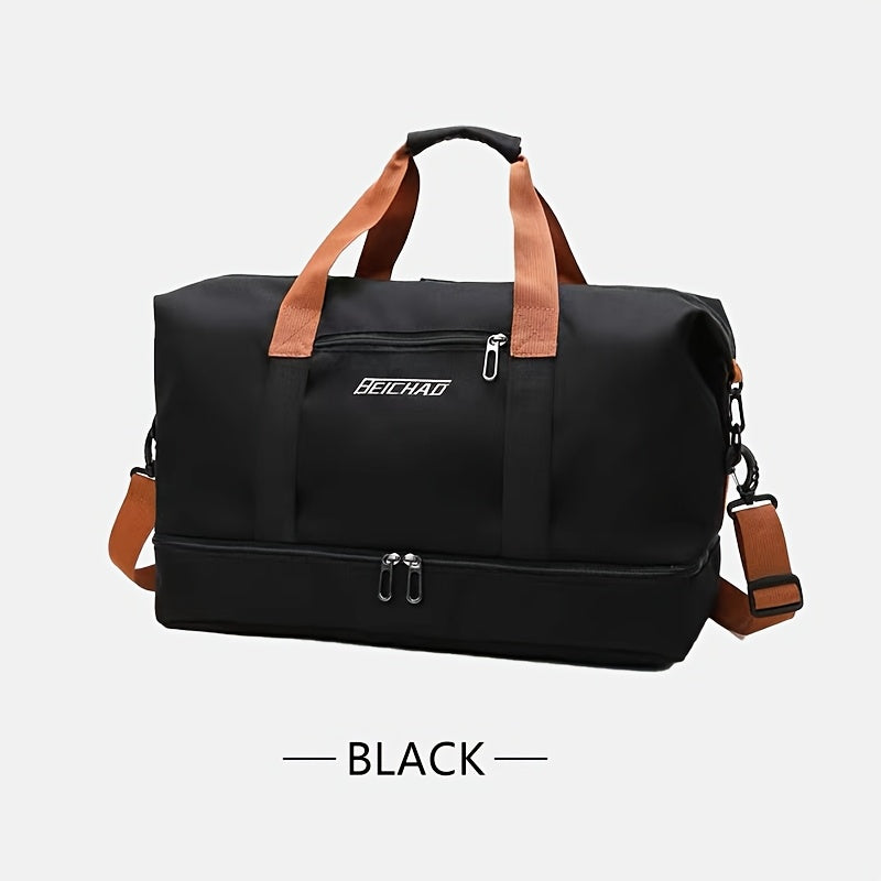 Gym Duffel Bag – 5 Colors, Nylon, Lightweight, for Travel – front view - product view 23