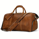 Light brown crazy horse leather