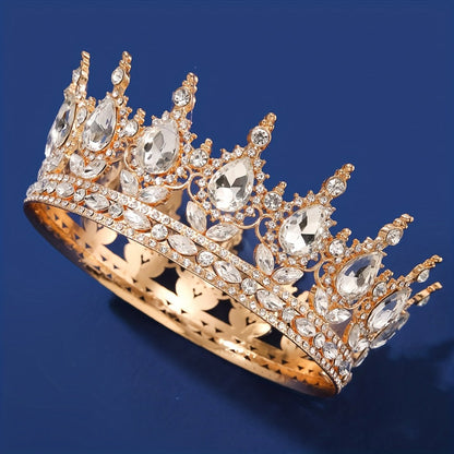 Hair Clips for Women - Rhinestone Crown Clip Set 2pcs - Luxury Princess Tiara Accessories for - product detail view 10