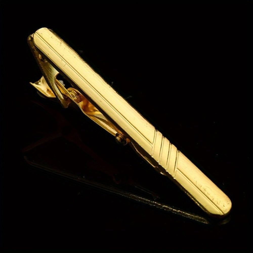 Hair Clips for Women - Tie Set 9pcs Men's Business Suit Accessories - Luxury Fashion Tie Bar Gift - product detail view 7