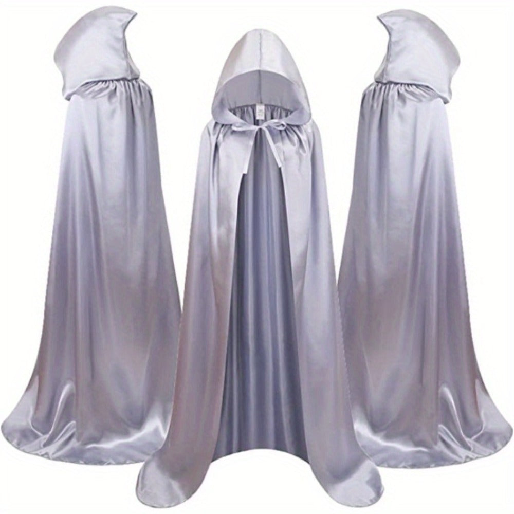 Halloween Costumes - Cape Cloak for Adults 59 Inch Gothic Death Costume Robe | Vampire Grim - product detail view 8