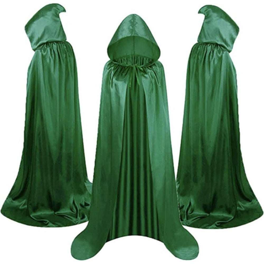 Halloween Costumes - Cape Cloak for Adults 59 Inch Gothic Death Costume Robe | Vampire Grim - product detail view 10