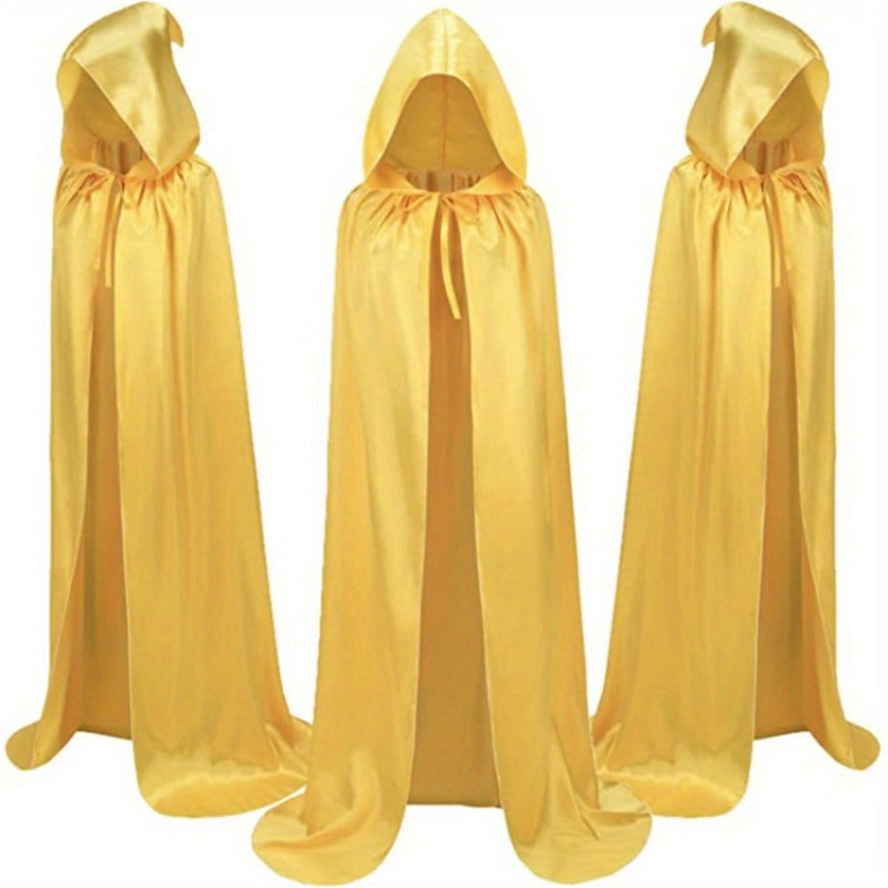 Halloween Costumes - Cape Cloak for Adults 59 Inch Gothic Death Costume Robe | Vampire Grim - product detail view 17