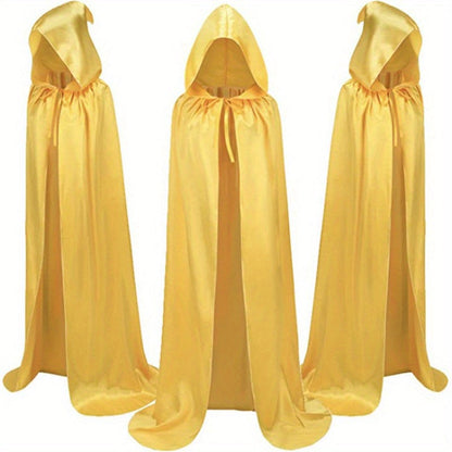 Halloween Costumes - Cape Cloak for Adults 59 Inch Gothic Death Costume Robe | Vampire Grim - product detail view 25