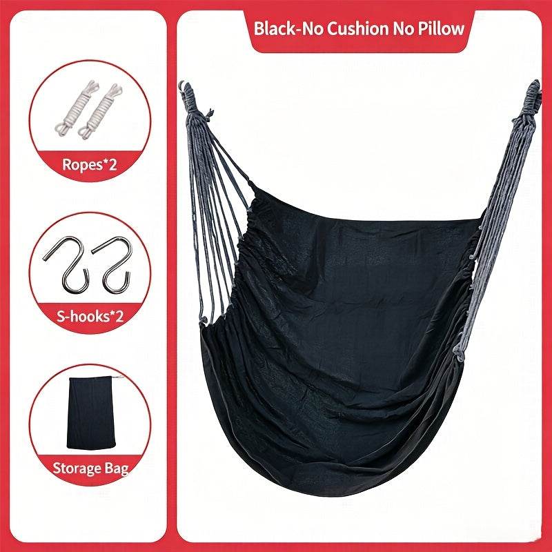 Hammock Chair shown in the Black option