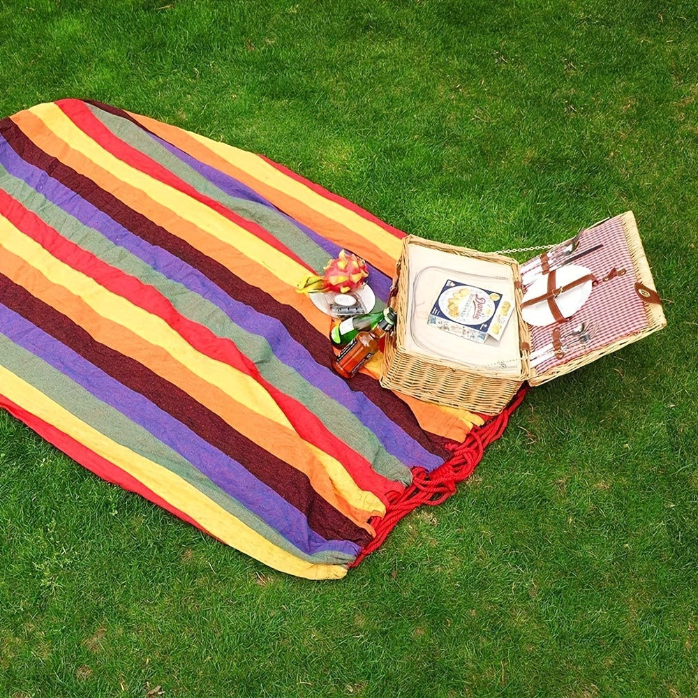 Hammock with Canvas Seat for Comfortable Outdoor Seating in Patio detail image - detail view 11