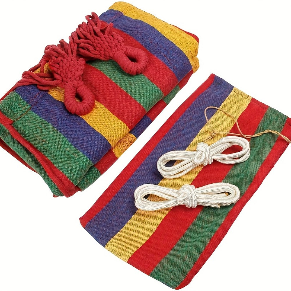Hammock with Canvas Seat for Comfortable Outdoor Seating in Patio detail image - detail view 4