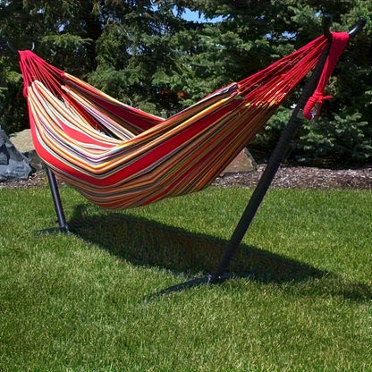 Hammock with Canvas Seat for Comfortable Outdoor Seating in Patio detail image - detail view 7