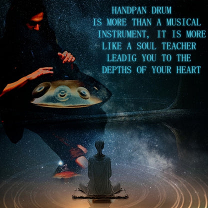 Hand Drum, 440Hz, 22 Inch, Notes, Handpan for Rhythm Practice detail image - detail view 3