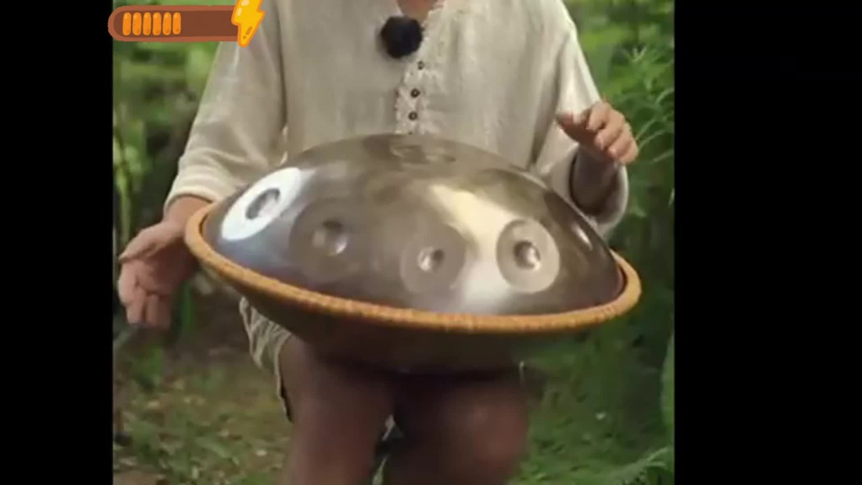Hand Drum, 440Hz, 22 Inch, Notes, Handpan for Rhythm Practice detail image - detail view 9