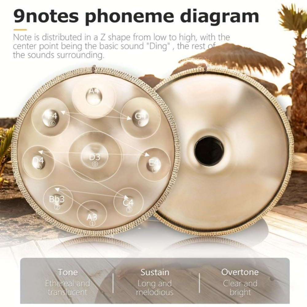 Hand Drum, 440Hz, 440 Hz, 22-Inch, Minor, Kurd for Rhythm Practice detail image - detail view 5