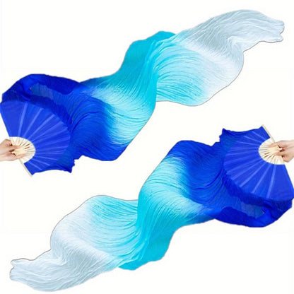 Hand Fans - Folding Dance 2 Pack - Women's for Carnival Performance Summer, 4 Colors - product detail view 7