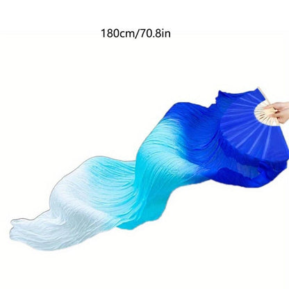 Hand Fans - Folding Dance 2 Pack - Women's for Carnival Performance Summer, 4 Colors - product detail view 10