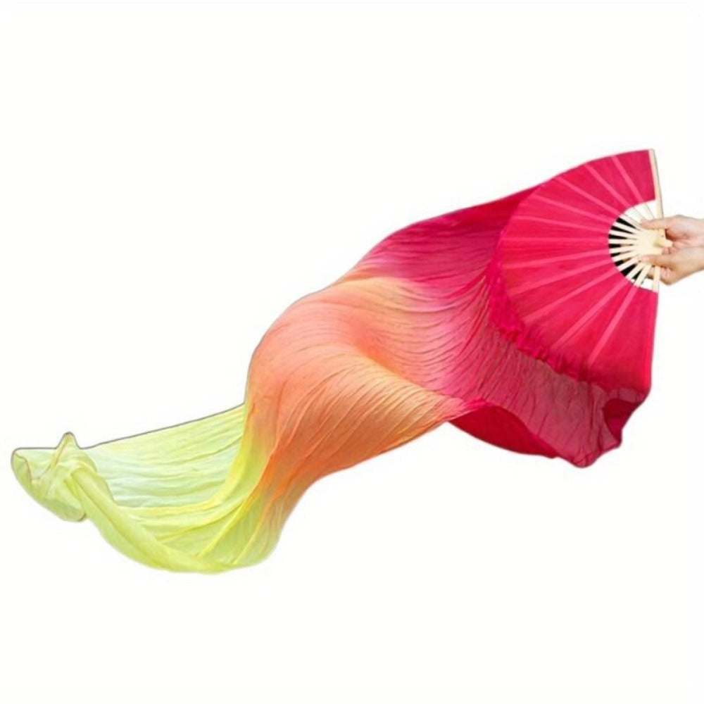 Hand Fans - Folding Dance 2 Pack - Women's for Carnival Performance Summer, 4 Colors - product detail view 11