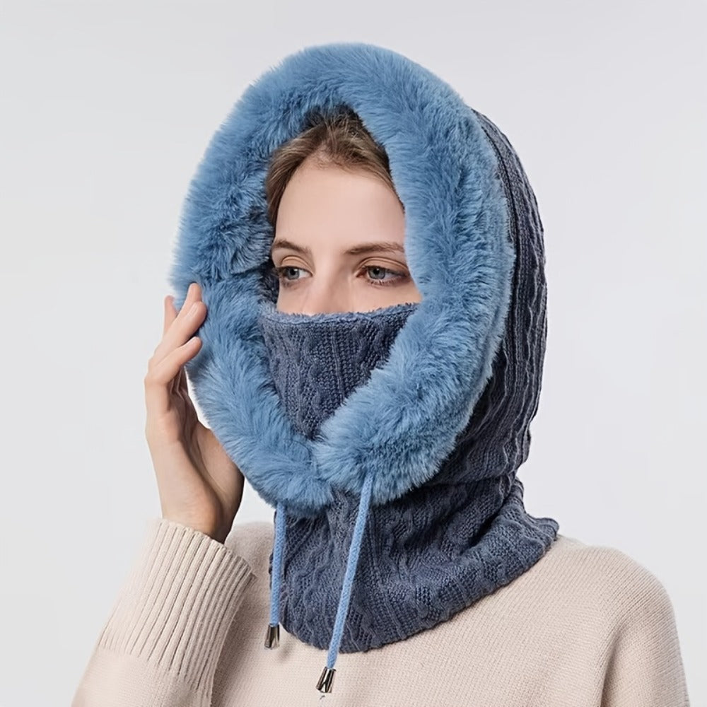 Hats & Beanies - Winter Beanie Hat for Women Plush Warm Fleece Lined Knit Cap Soft Cozy - product detail view 2
