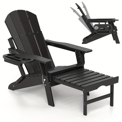 Adirondack Chair shown in the Black, 1pc option