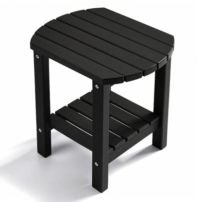 HDPE Outdoor Side Table with Weather-Resistant Finish for Outdoor Serving and Relaxation detail image