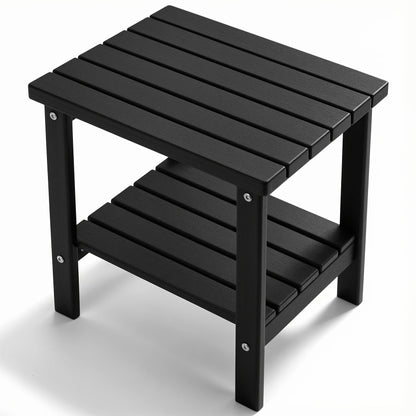 Outdoor Side Table shown in the Black option