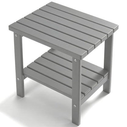 Outdoor Side Table shown in the Grey option