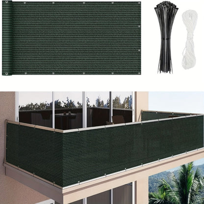 HDPE Privacy Screen Fence with Added Privacy and Reinforced Corners for Patio detail image - detail view 11