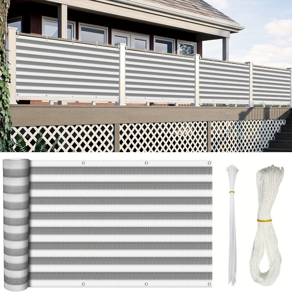HDPE Privacy Screen Fence with Added Privacy and Reinforced Corners for Patio detail image - detail view 13