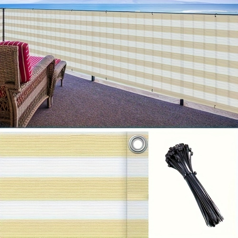 HDPE Privacy Screen Fence with Added Privacy and Reinforced Corners for Patio detail image - detail view 18