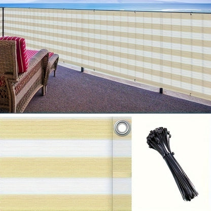 HDPE Privacy Screen Fence with Added Privacy and Reinforced Corners for Patio detail image - detail view 18