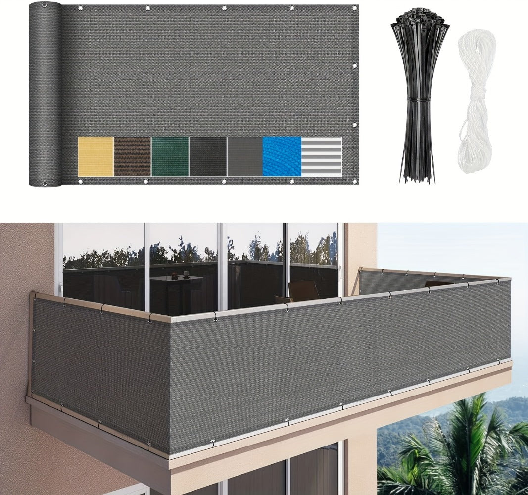 HDPE Privacy Screen Fence with Added Privacy and Reinforced Corners for Patio detail image - detail view 19