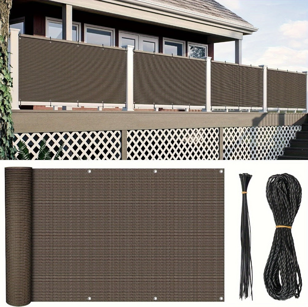 HDPE Privacy Screen Fence with Added Privacy and Reinforced Corners for Patio detail image - detail view 28
