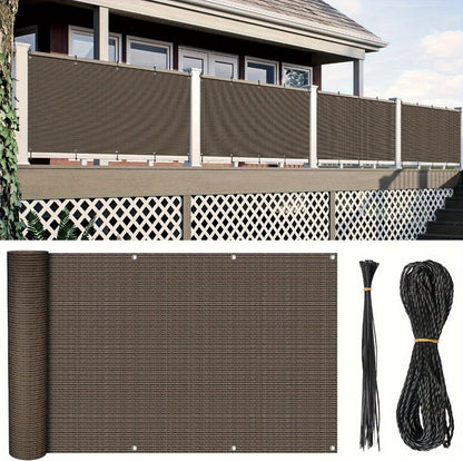 HDPE Privacy Screen Fence with Added Privacy and Reinforced Corners for Patio detail image - detail view 28