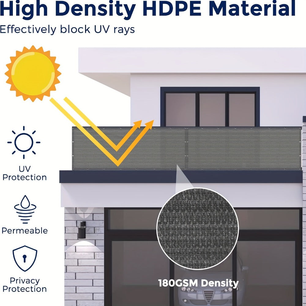 HDPE Privacy Screen Fence with Added Privacy and Reinforced Corners for Patio detail image