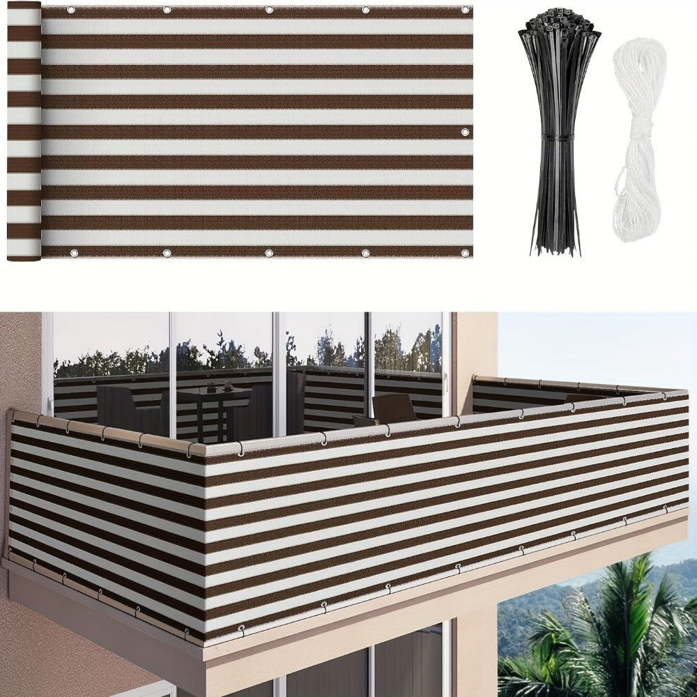 HDPE Privacy Screen Fence with Added Privacy and Reinforced Corners for Patio detail image - detail view 32