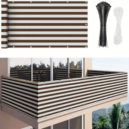 HDPE Privacy Screen Fence with Added Privacy and Reinforced Corners for Patio detail image - detail view 32